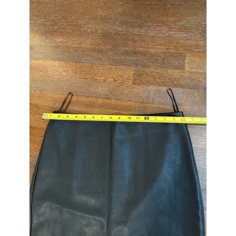 J. Crew Black Faux Leather Skirt - Picture 6 of 6